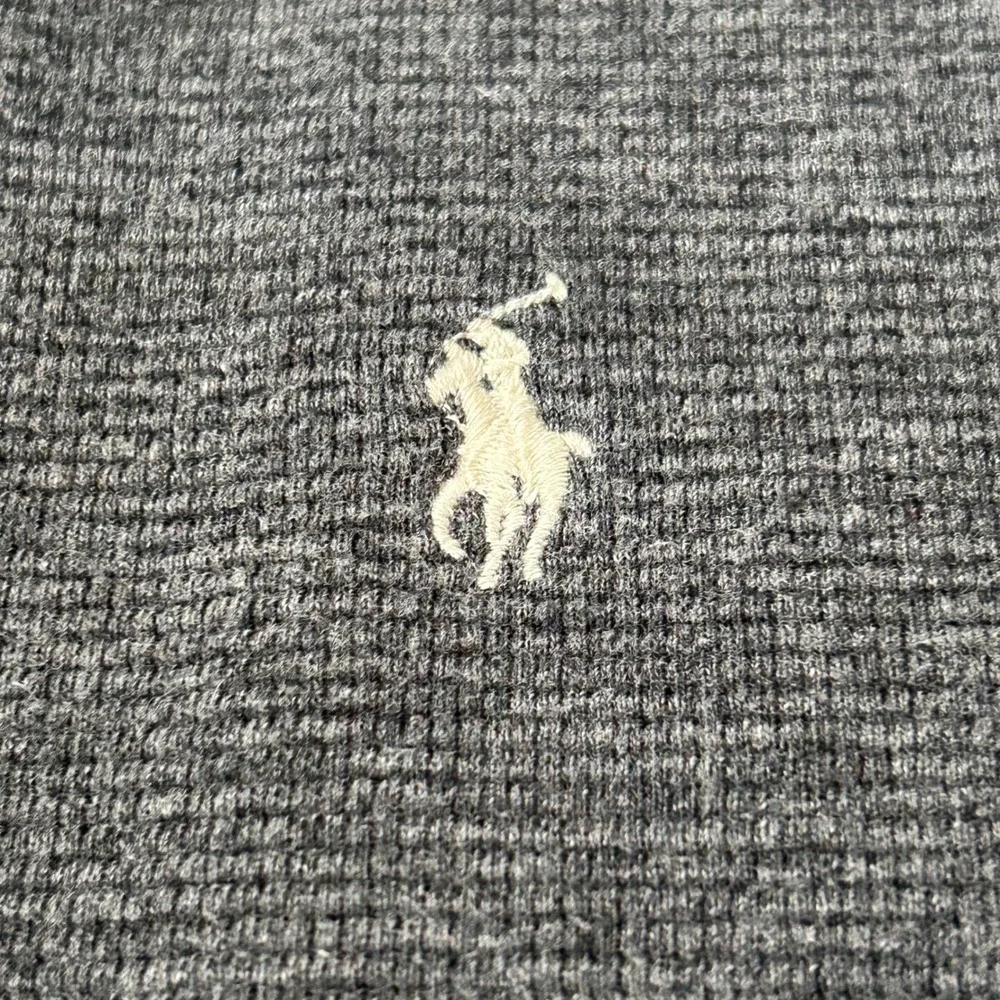 Polo Ralph Lauren Men's‎ XL Gray Cotton Sleep Shirt Long Sleeve Logo Tee